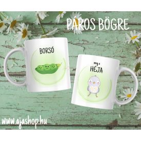 Borsó meg a héja - páros bögre