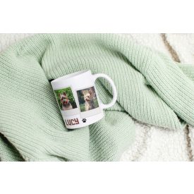 Fényképes kutyás bögre