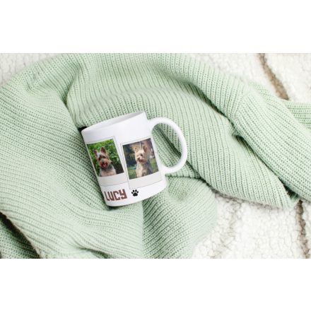 Fényképes kutyás bögre