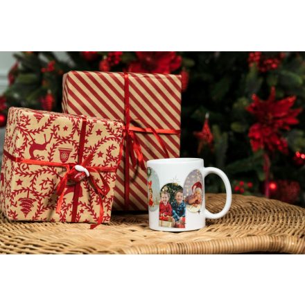 Karácsonyi fényképes bögre